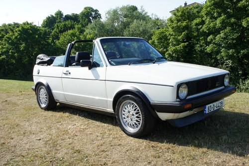 1983 VW Golf GTI 1.8 MK1 CABRIO - NO RESERVE! For Sale by Auction