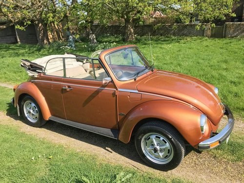 1978 Volkswagen Beetle Cabriolet: 30 Jun 2018 For Sale by Auction