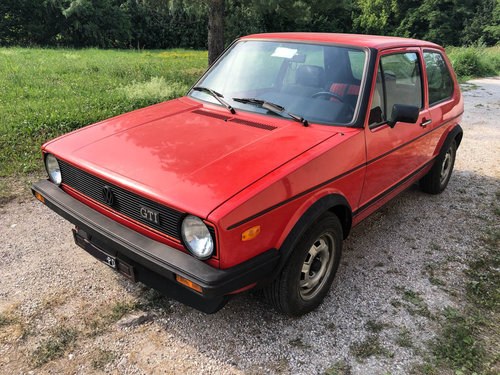 1982 ONE OWNER and 70.000 km for THIS GTI For Sale