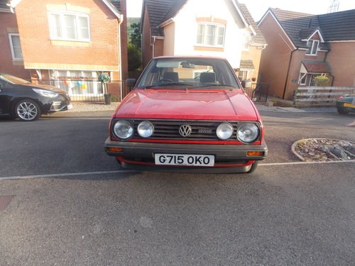 1989 mk2 golf 1.6 driver red. For Sale
