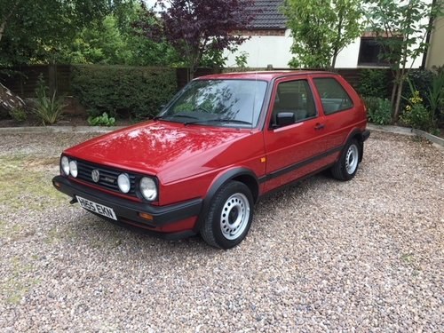 1990 Stunning Example of a Golf MK2 Driver 42384 miles For Sale