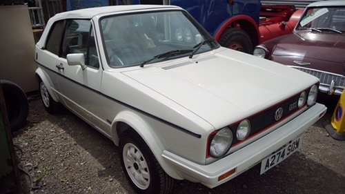 REMAINS AVAILABLE. 1984 Volkswagen Golf GTi Convertible In vendita all'asta