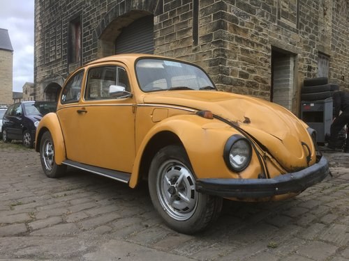 1974 VW Beetle "Jeans" Edition For Restoration For Sale