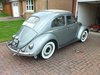 1957 sunroof oval window beetle For Sale