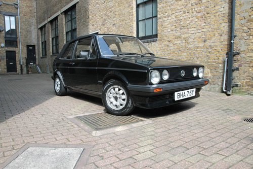 1982 vw mk 1 golf 1.5 auto black £3000 For Sale