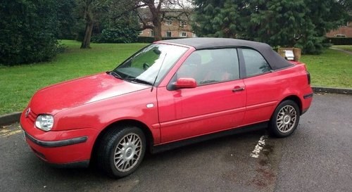 2000 Low mileage VW Golf convertible For Sale