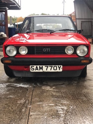1983 MK1 GOLF GTI TIN-TOP: MOT, LOTS OF HISTORY For Sale