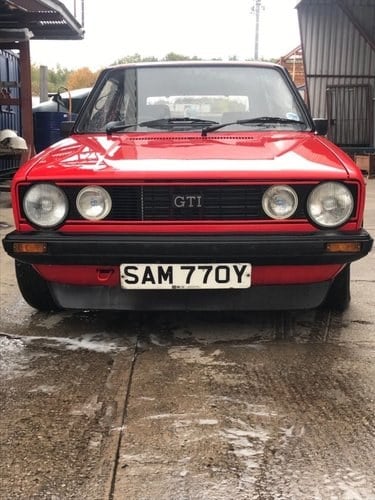1983 MK1 GOLF GTI TIN-TOP: MOT, LOTS OF HISTORY Te koop