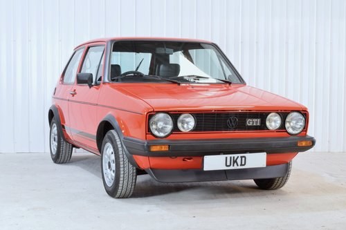VW VOLKSWAGEN GOLF MK1 GTI 1.8 3DR RED 1983  In vendita