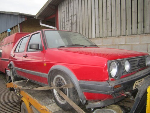 1989 VW Golf Mk2 1.6 weber carb barn find deposit taken SOLD