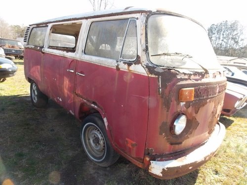 1972 Volkswagen Bus = Project + Parts Van  $3.5k for both. For Sale
