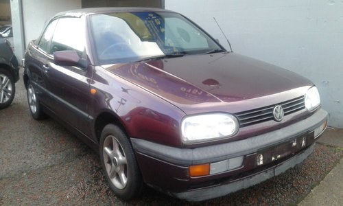 1997 VW GOLF CONVERTIBLE SOLD