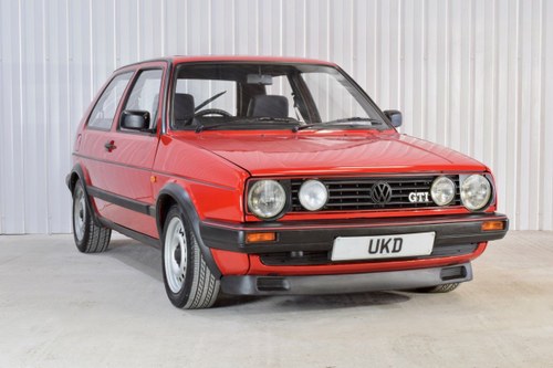 VW VOLKSWAGEN GOLF MK2 GTI 1.8 8V 3DR RED 1988 VERKAUFT