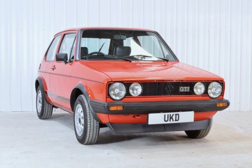 VW VOLKSWAGEN GOLF MK1 GTI 1.8 3DR RED 1983  SOLD