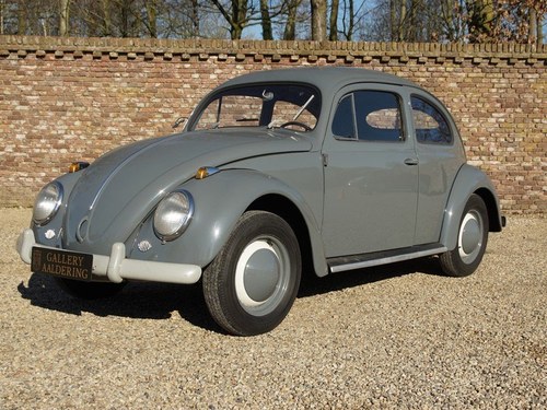 1955 Volkswagen Beetle Oval 1200 matching numbers, full known his For Sale