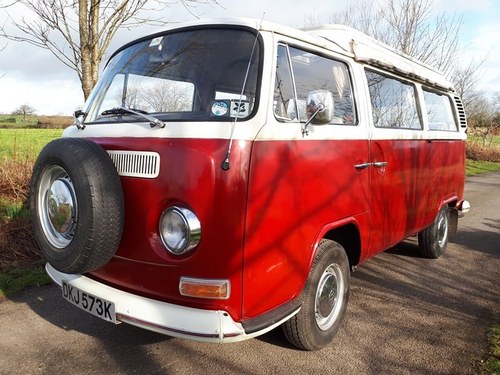 1972 VW Bay Window Camper with Pop Top. For Sale