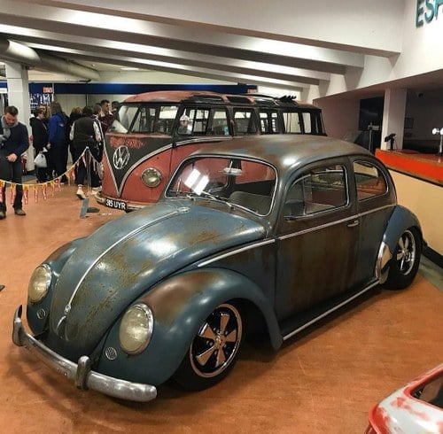 1959 VW Beetle "The Bitch" Patina Queen body off resto For Sale