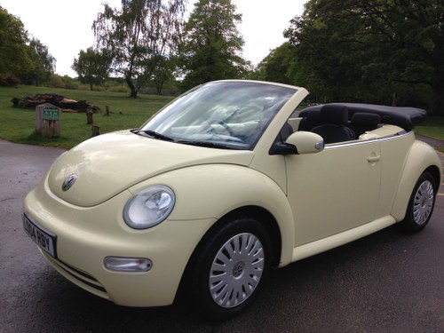 2004 VW BEETLE 1.6 CONVERTIBLE LOW MILEAGE  For Sale