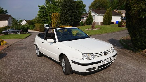 2001 Volkswagen Golf CabrioletSadly time to say goodbye In vendita