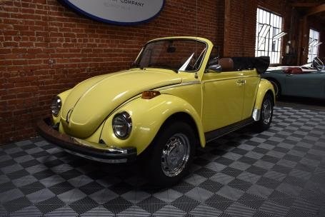 1979 Volkswagen Beetle Cabriolet FI = 24k miles Yellow $18k For Sale