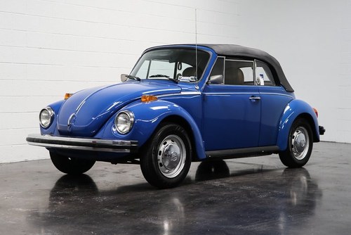 1978 Volkswagen Beetle Convertible = Blue low 25k miles $7.8 In vendita