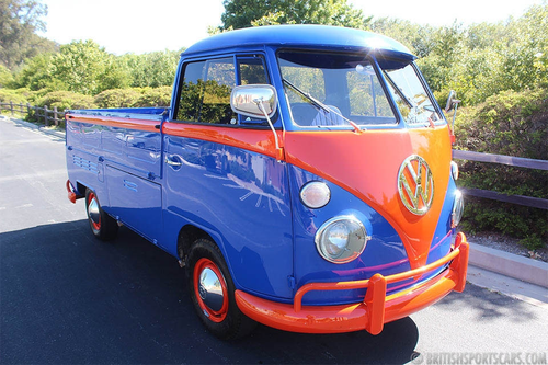 1966 Volkswagen TransPorter = clean solid Blue driver $24.9k For Sale