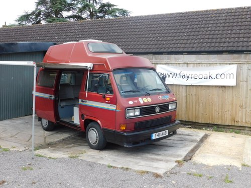 1989 VW WESTFALIA CALIFORNIA 4 BERTH In vendita