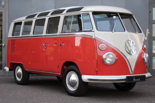 1965 Volkswagen T1 Samba Bus - 21 Windows - Matching numbers LHD For Sale