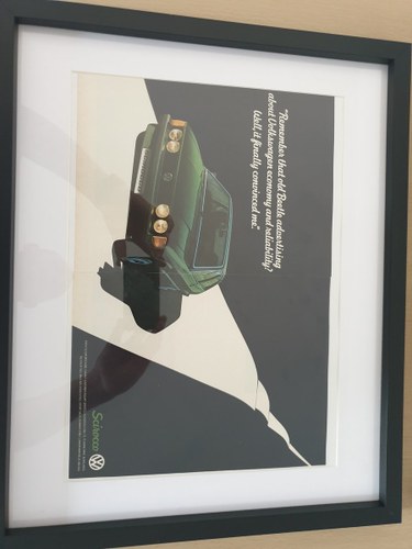 1980 VW Scirocco advert Original  SOLD