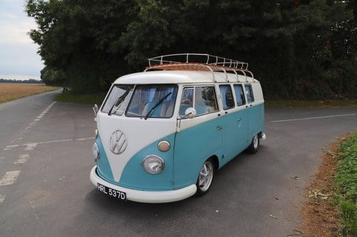 1966 VW Split Screen Camper Van. Right Hand Drive. For Sale