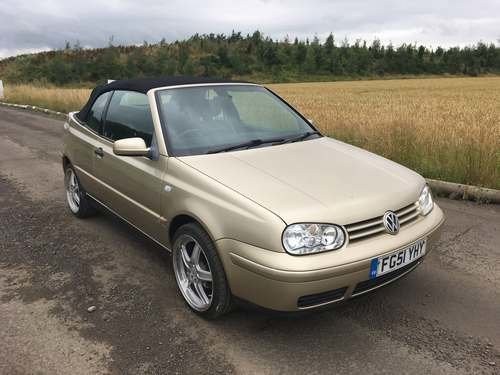 2001 Volkswagen Golf Cabriolet at Morris Leslie Auction 17th Aug For Sale by Auction