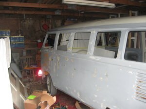 1973 VW. Volkswagen. Split screen camper.. Project. Te koop