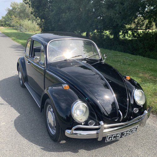1967 1500CC BLACK RIGHT HAND DRIVE BEETLE SOLD