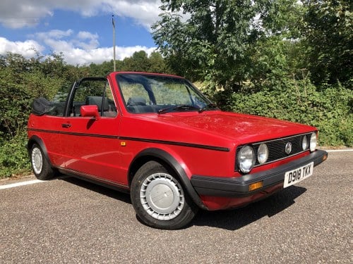 1987 VW Golf Clipper 1.8 Cabriolet with 12 Months MOT! For Sale