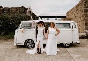 1972 Buttercup Bus VW Camper Beetle Wedding Cars Surrey For Hire