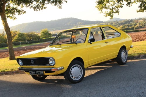 1974 VW Passat B1 Type 32 Coupe 1.3 in Yellow Rare For Sale