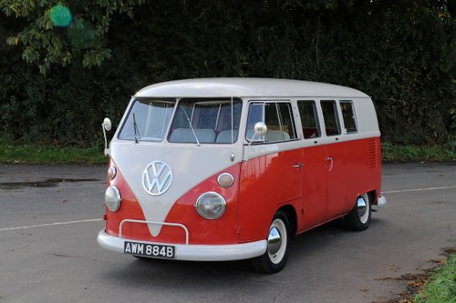 1964 VW Split Screen Camper Van. Factory Right Hand Drive For Sale