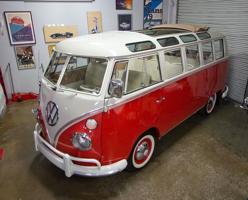 1966 Volkswagen Type 2 Deluxe MicroBUS Rare 21 Window $74.9k In vendita