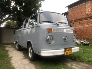 1973 Rare vw t2 double cab pick up rhd For Sale