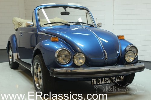 Volkswagen Beetle Convertible 1978 Ancona Blue Metallic For Sale