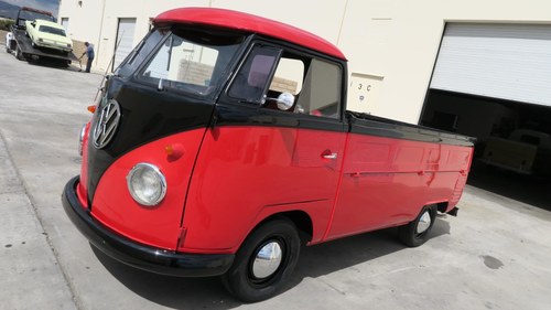 1962 V~W Transporter Kombi 1600 clean Red(~)Black $23.5K For Sale