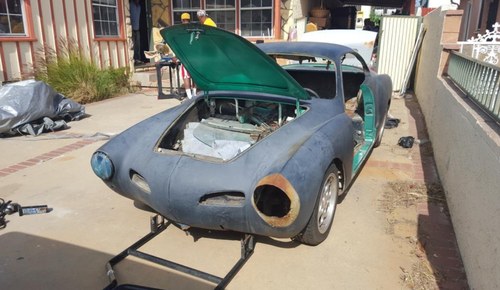 1967 VW karmann ghia restoration In vendita