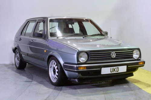 VW VOLKSWAGEN GOLF MK2 GL 1.8 4+E 5DR JADE GREEN 1989 In vendita