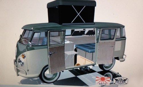 1973 VW Kombi T1 Pop Top Campervan In vendita
