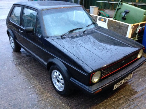 1982 VOLKSWAGEN MK 1 GOLF GTI  For Sale by Auction