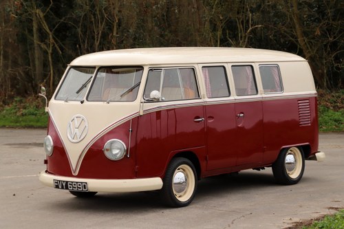 1966 VW Split Screen Camper Van. Factory German Built. RHD. For Sale