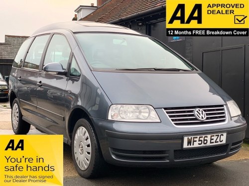 2006 Volkswagen Sharan 2.0 S 5dr - WHEEL CHAIR ACCESS For Sale
