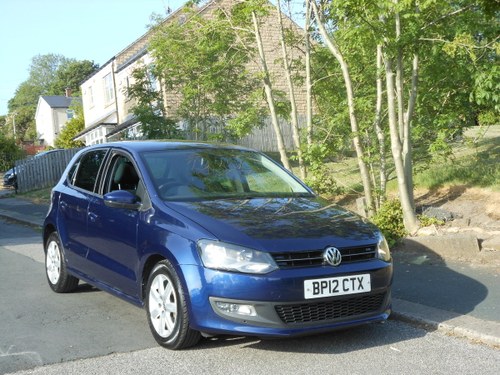 2012 VW Polo 1.4 Match 5DR 85BHP 1 Owner + S/H + 12 Month Mo VENDUTO