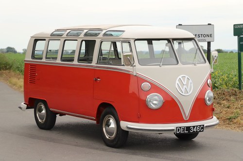 1965 VW Split Screen ‘21 Window Samba' Microbus Deluxe In vendita