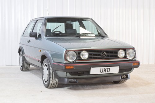 VW VOLKSWAGEN GOLF MK2 GTI 3DR 8V JADE GREEN 1.8 1987 Till salu